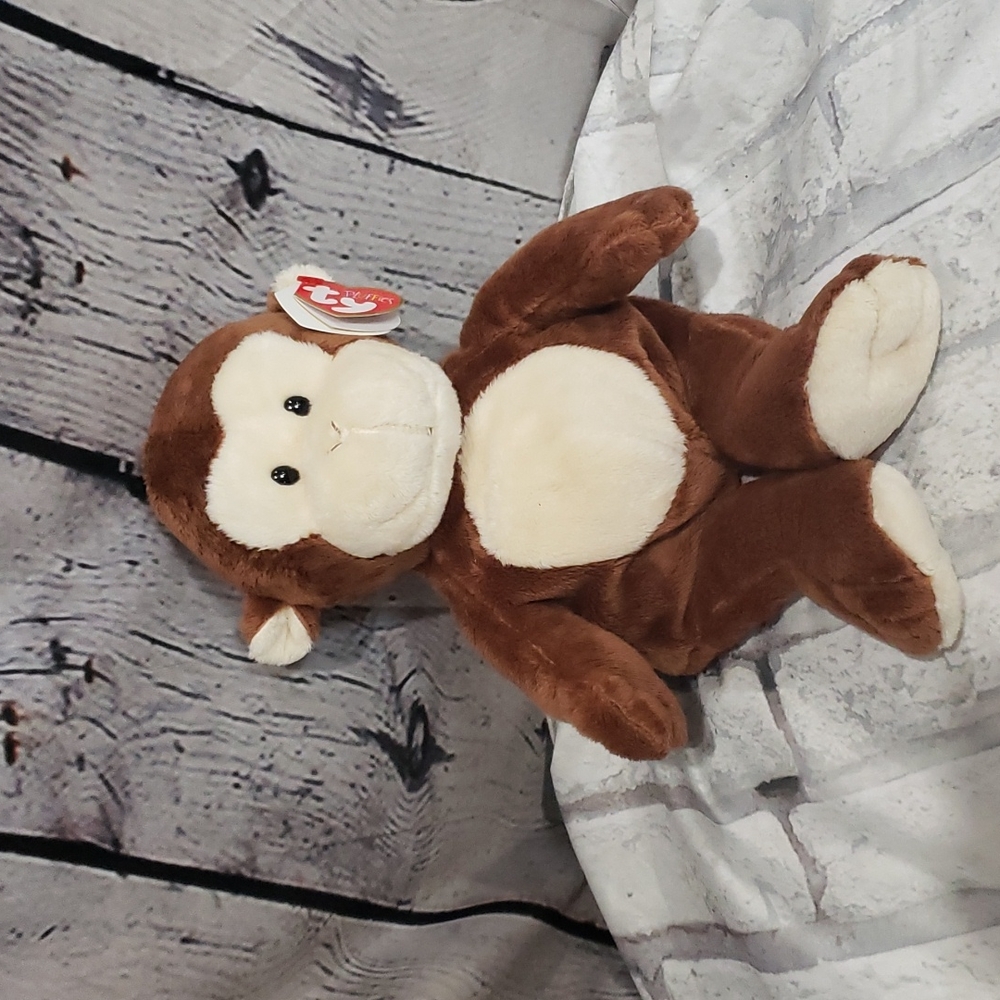 TY Pluffies Collection “Dangles” the Monkey Plush